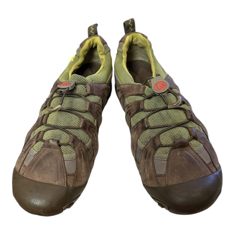 Merrell Women's Caper Canteen Brown Green Trail Hiking Shoes Sneakers 8 - Picture 3 of 6